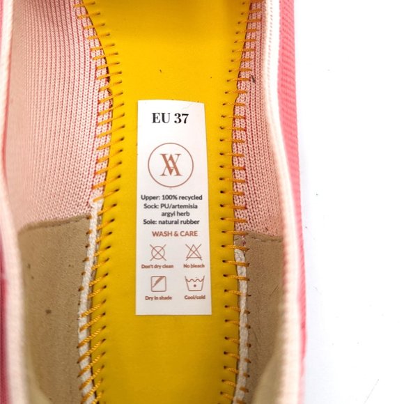 VIVAIA Audrey Coral Pink Ballet Flats Loafers BLACK CAT Size 7 (37) Slip On - Picture 8 of 8